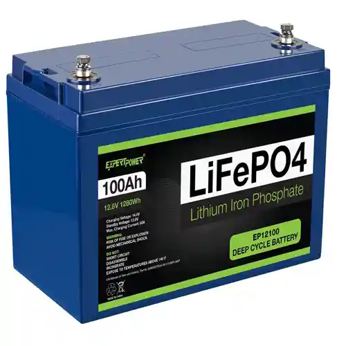 ExpertPower 12V 100Ah Lithium LiFePO4 Battery