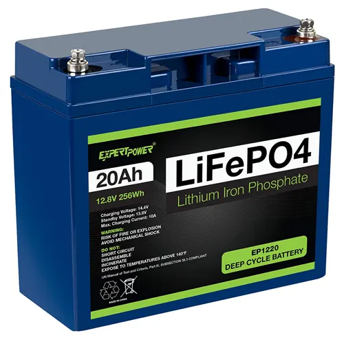 ExpertPower 12V 20Ah Lithium Battery