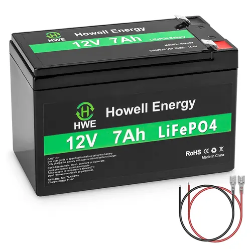 HWE 12V 7Ah Lithium Battery