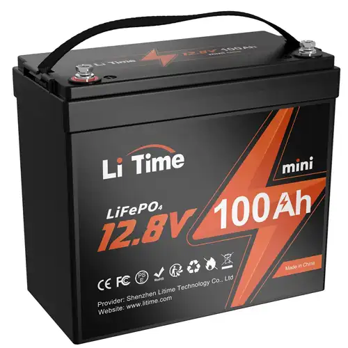 LiTime 12V 100Ah MINI LiFePO4 Lithium Battery