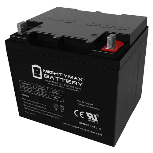 Mighty Max 12V 50AH Replacement Battery compatible with Minn Kota Trolling Motors
