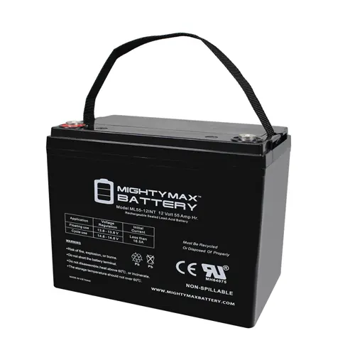 Mighty Max 12V 55AH Internal Thread Replacement Battery Compatible with Minn Kota Endura Trolling Motor