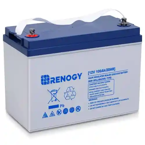 Renogy 12V 100AH Deep Cycle Hybrid Gel Battery