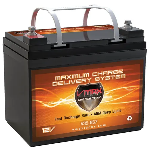 VMAX857 AGM Battery 12 Volt 35AH Marine Deep Cycle HI Performance Battery
